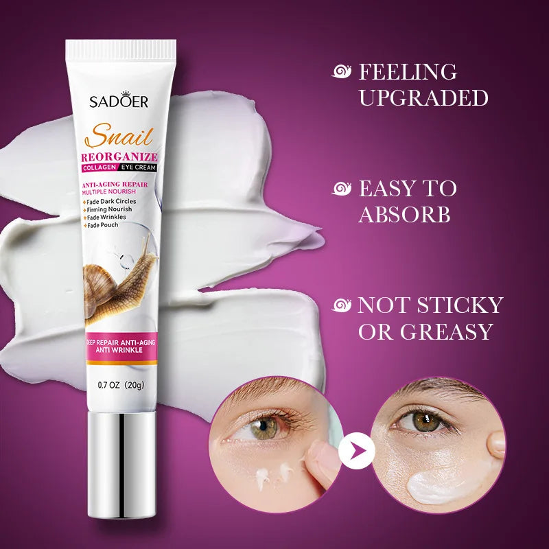 Snail Collagen Eye Cream – Firming & Moisturizing Eye Care