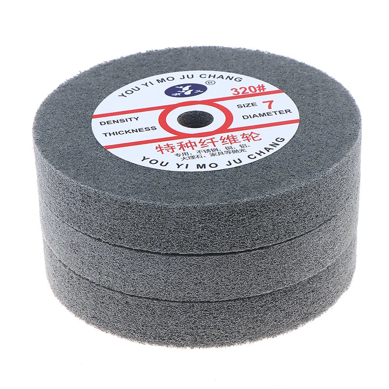 Metal Polishing Wheel 150*25mm Non-Woven Abrasive Disc Nylon Fiber 5P/7P/9P Options 180# For Polishing Peaceful Pleasures Health and Wellness