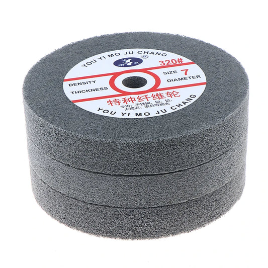Metal Polishing Wheel 150*25mm Non-Woven Abrasive Disc Nylon Fiber 5P/7P/9P Options 180# For Polishing Peaceful Pleasures Health and Wellness