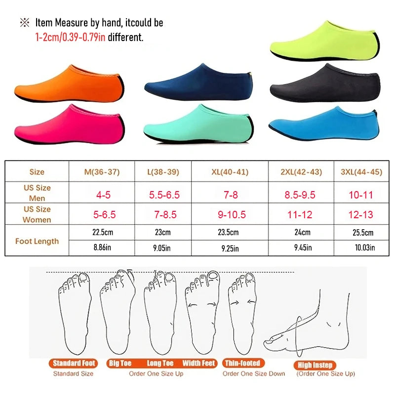 Quick-Dry Water Socks | Non-Slip Unisex Beach Swim Shoes