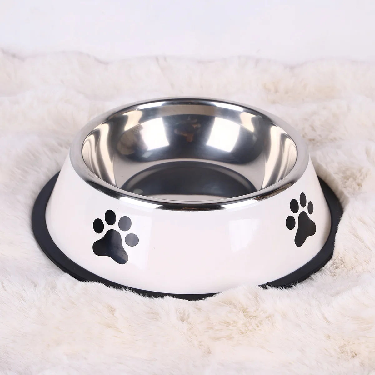 Stainless Steel Pet Bowl | Anti-Slip, Stackable Dog & Cat Feeder