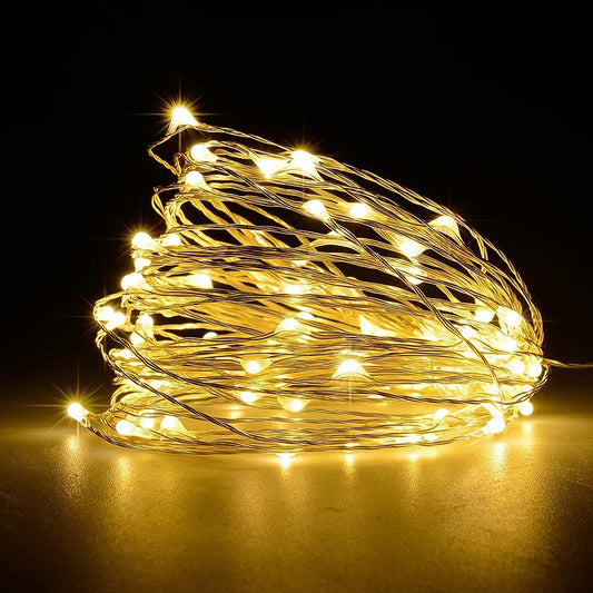 RUNTOIN 20m 200 LED USB Fairy String Lights | Waterproof Copper