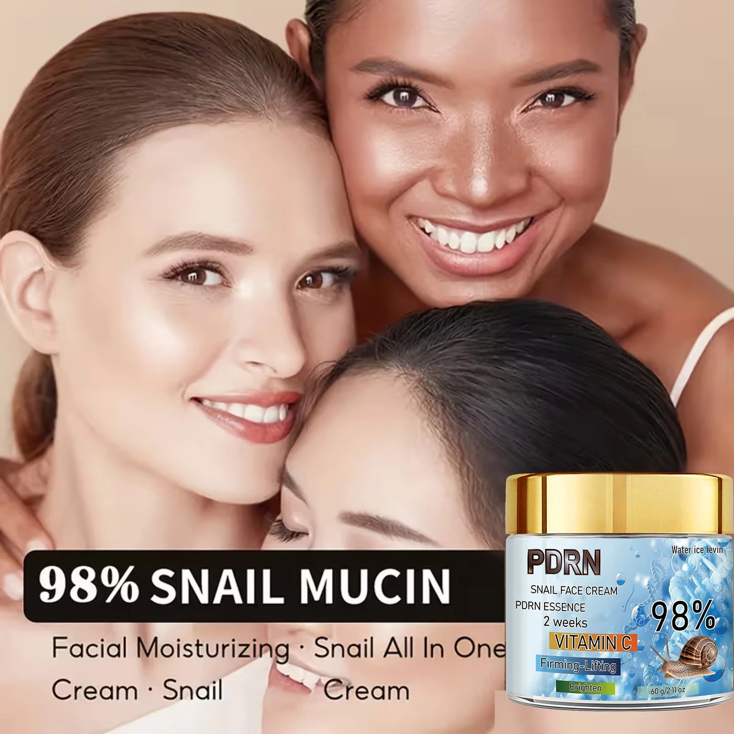 PDRN Vitamin C Face Cream – Firming, Lifting & Hydrating