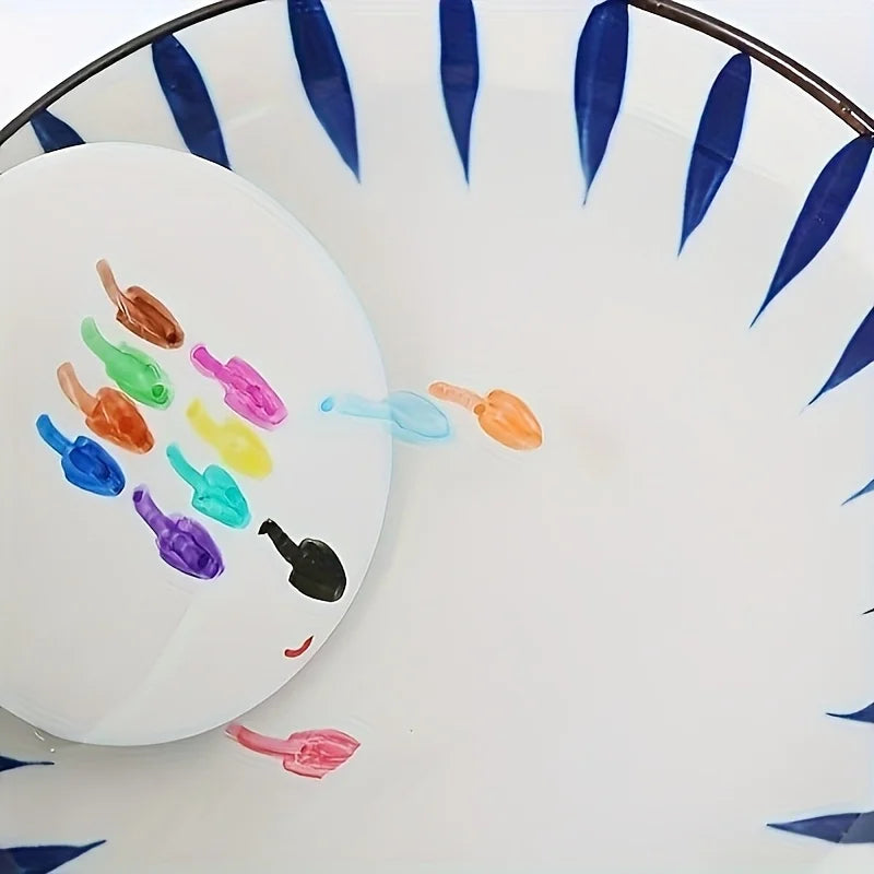 A 9-piece set featuring magical water painting pens with floating ink, mixed-color marker pens, suitable for drawing and various Peaceful Pleasures Health and Wellness