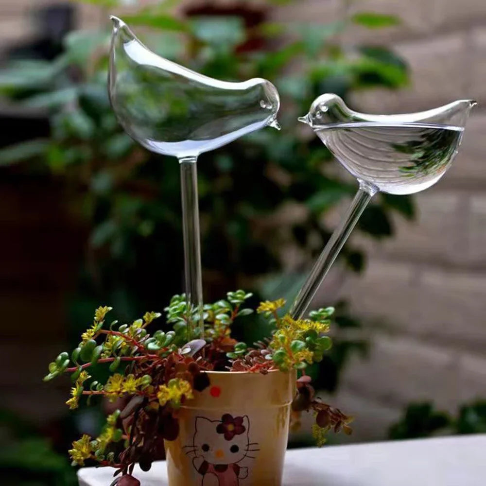 5 Packs Bird-Shaped Self-Watering Globes Perfect For Automatic Flower Watering And Home Garden Tools Drip Water Seepage Device Peaceful Pleasures Health and Wellness