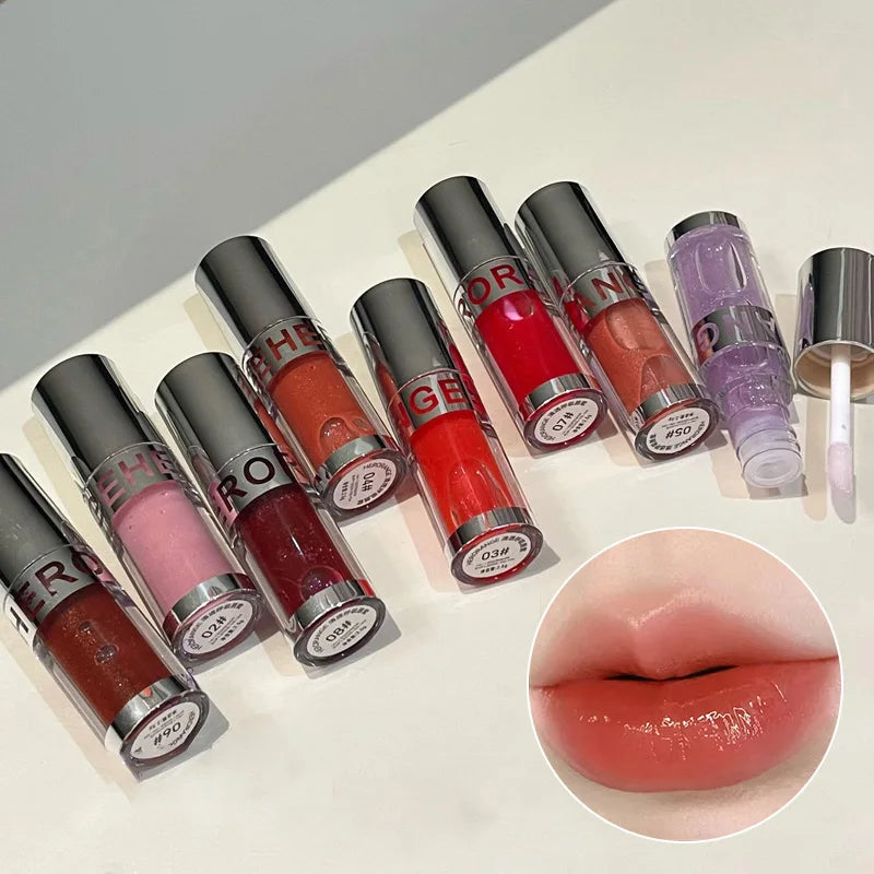 Herorange Water Glow Lip Oil Serum – Hydrating Lip Gloss
