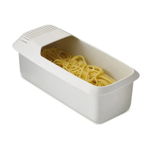 Hot Kitchen Storage Box, Drainage Storage Basket, Plastic Pasta Box, Washing and Cooking liuyingDual-use Box, Microwave Heating Peaceful Pleasures Health and Wellness