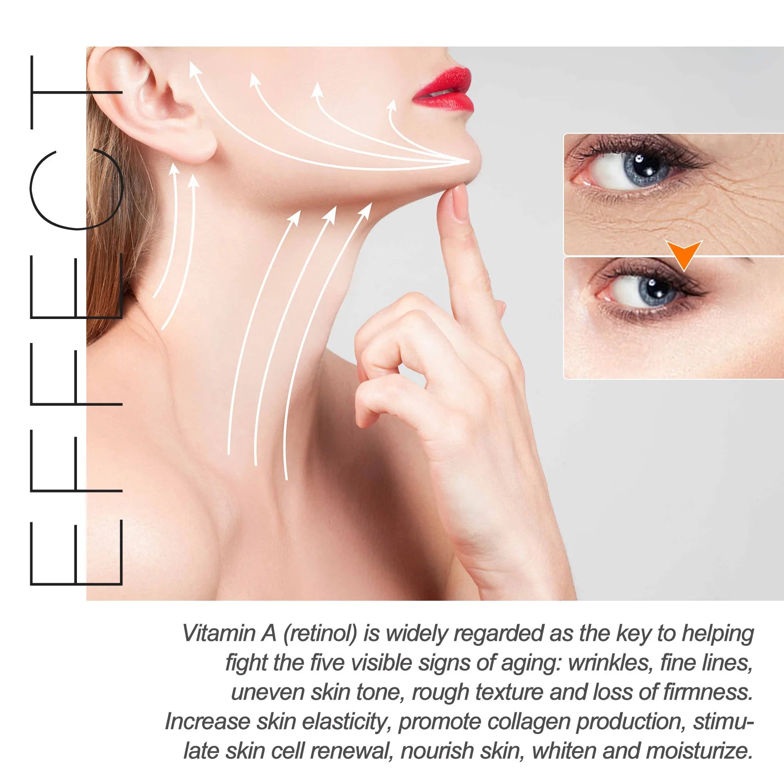 Retinol Collagen Hyaluronic Acid Face Cream Repairing Skin Moisturizing Nourishing Younger Firming Pores Face Skin Care Cosmetic Peaceful Pleasures Health and Wellness