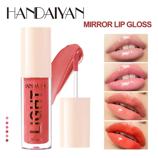 Handaiyan 12-Shade Mirror Lip Gloss – Glossy & Moisturizing Mirror Effect Lip Gloss Oasis Select