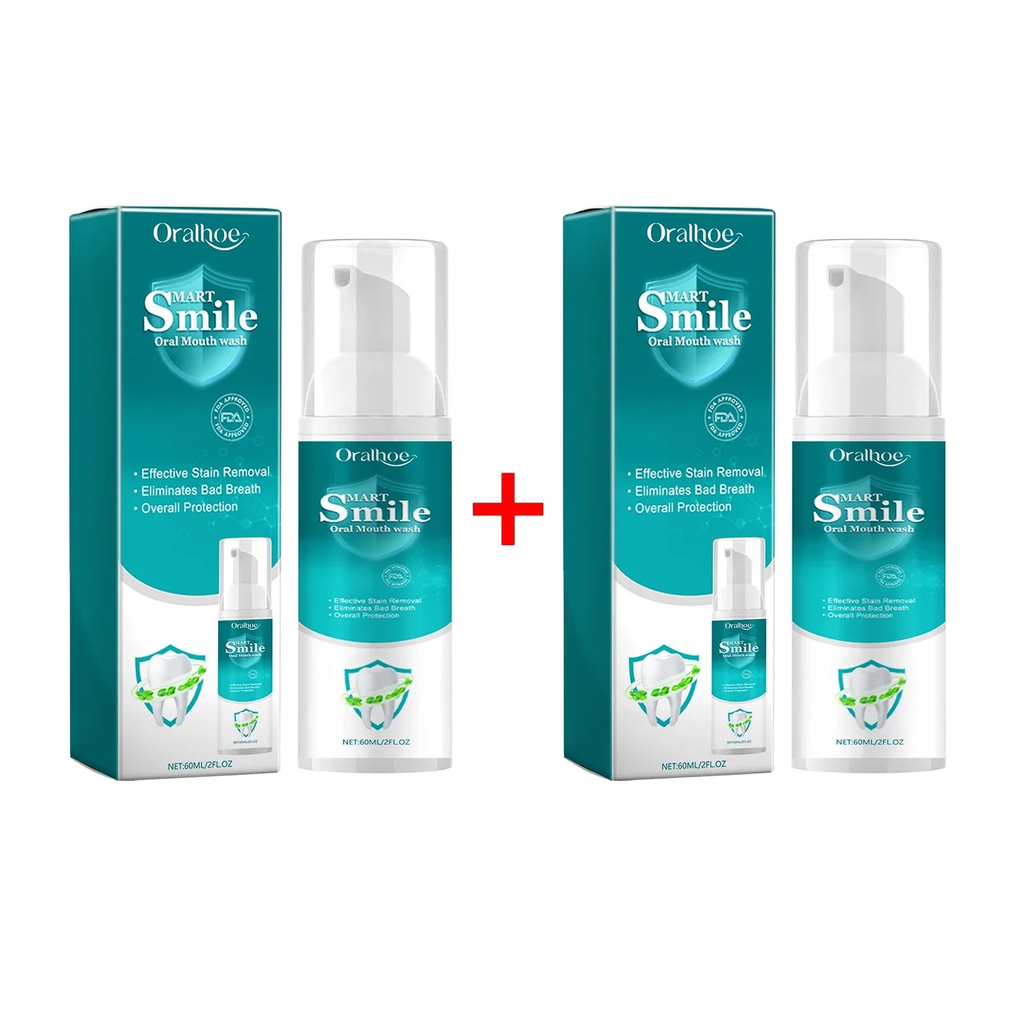 Oralhoe Propolis Whitening Toothpaste Mousse – Deep Clean 60ml