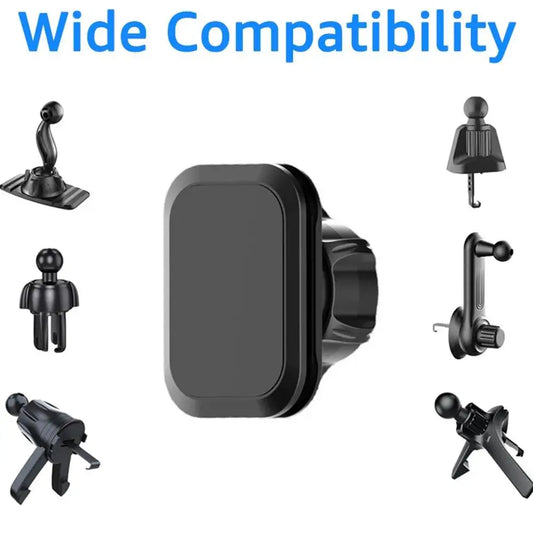 17mm Ball Head Magnetic Car Phone Holder GPS Support Smart Phone Bracket For Iphone15/14 13 Phone Holder Peaceful Pleasures Health and Wellness
