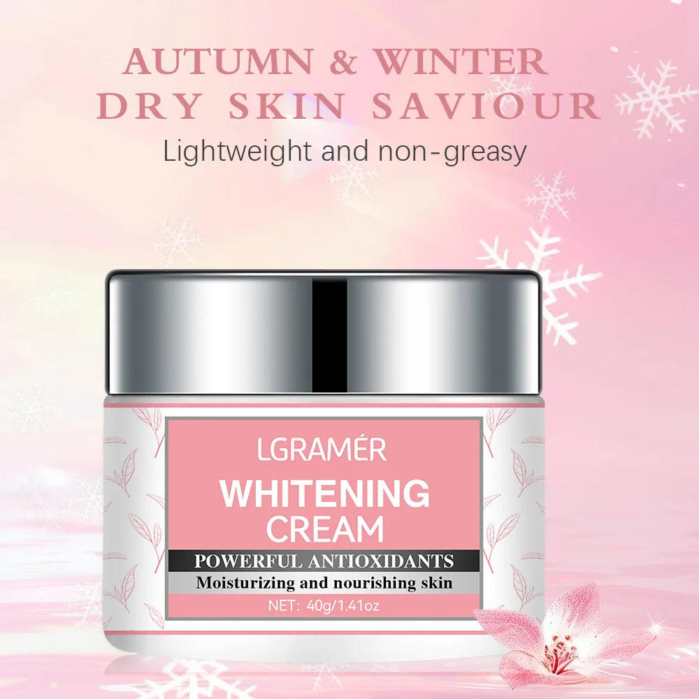 Body Whitening Cream Intimate Areas Underarm Knee Buttocks Private Bleach Remove Melanin Waterproof Brighten Nourish Cream Peaceful Pleasures Health and Wellness