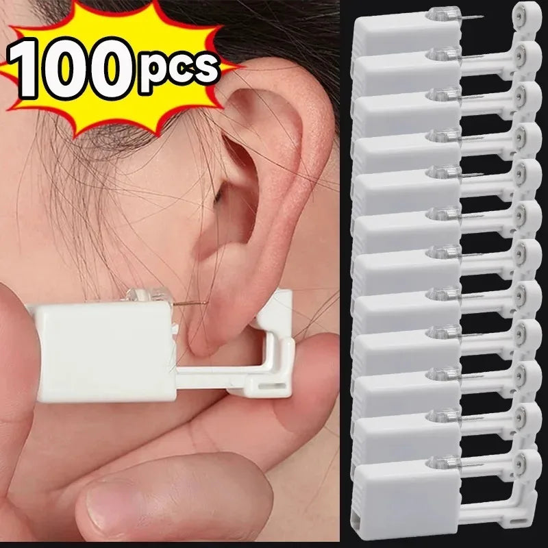 Disposable Sterile Ear Piercing Gun Kit – Safe for Women & Men