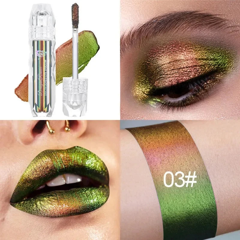 Chameleon Liquid Eyeshadow | Metallic Glitter Shimmer Eye Makeup