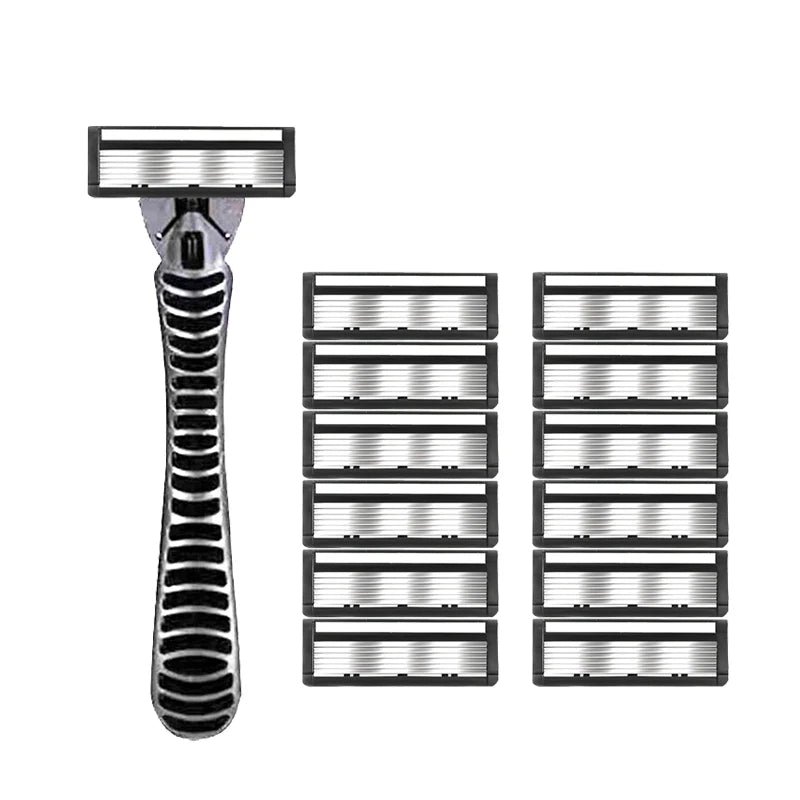 6-Layer Double Edge Safety Razor – Vintage Manual Shaver