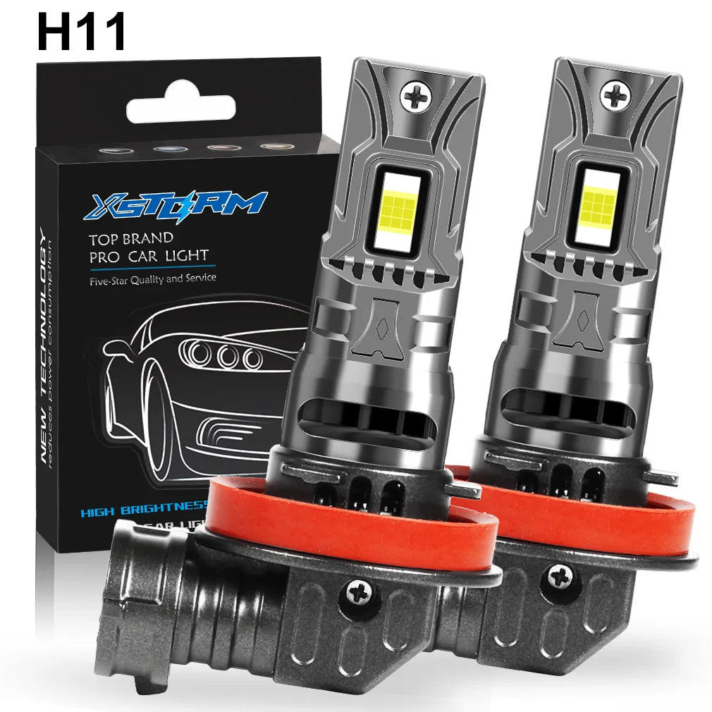 XSTORM H7 H4 H1 H11 LED Headlight Bulbs 120W 40000LM 6000K Canbus