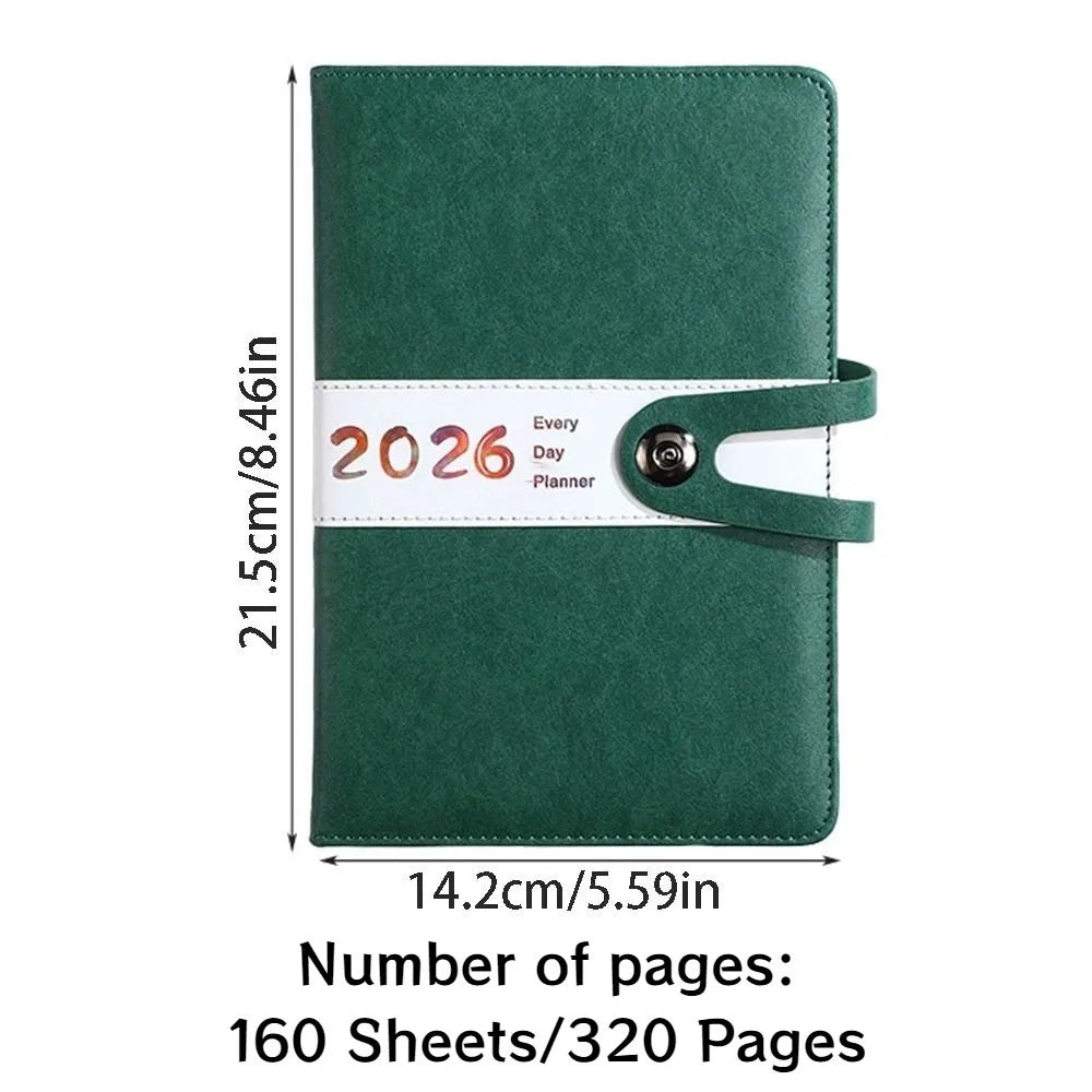 2026 A5 Schedule Planner Notepad | 12-Month Agenda Notebook