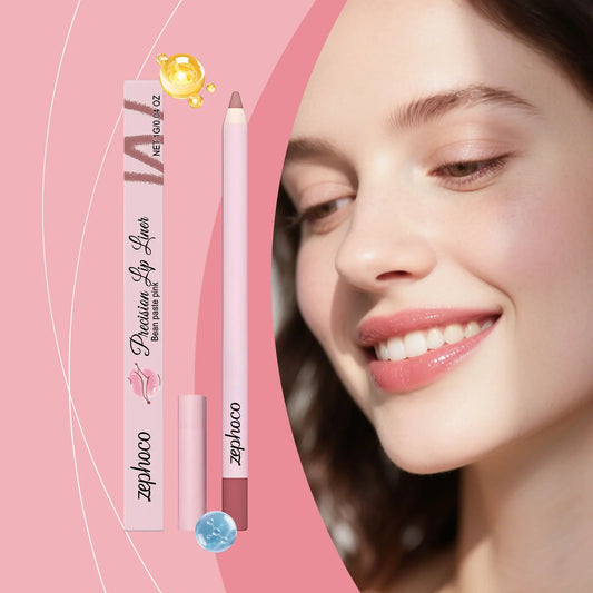 Zephoco Waterproof High Pigment Lip Liner Pencil – Long-Lasting Lip Liner Pencil Oasis Select