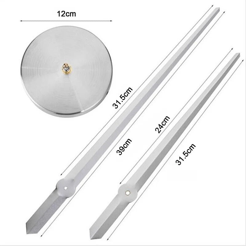 NewPractical Big Size for 3D Wall Clock Modern Home Decor Brief DIY Large Clock Needles Quartz Hour Hands Accessories Mechanism Peaceful Pleasures Health and Wellness
