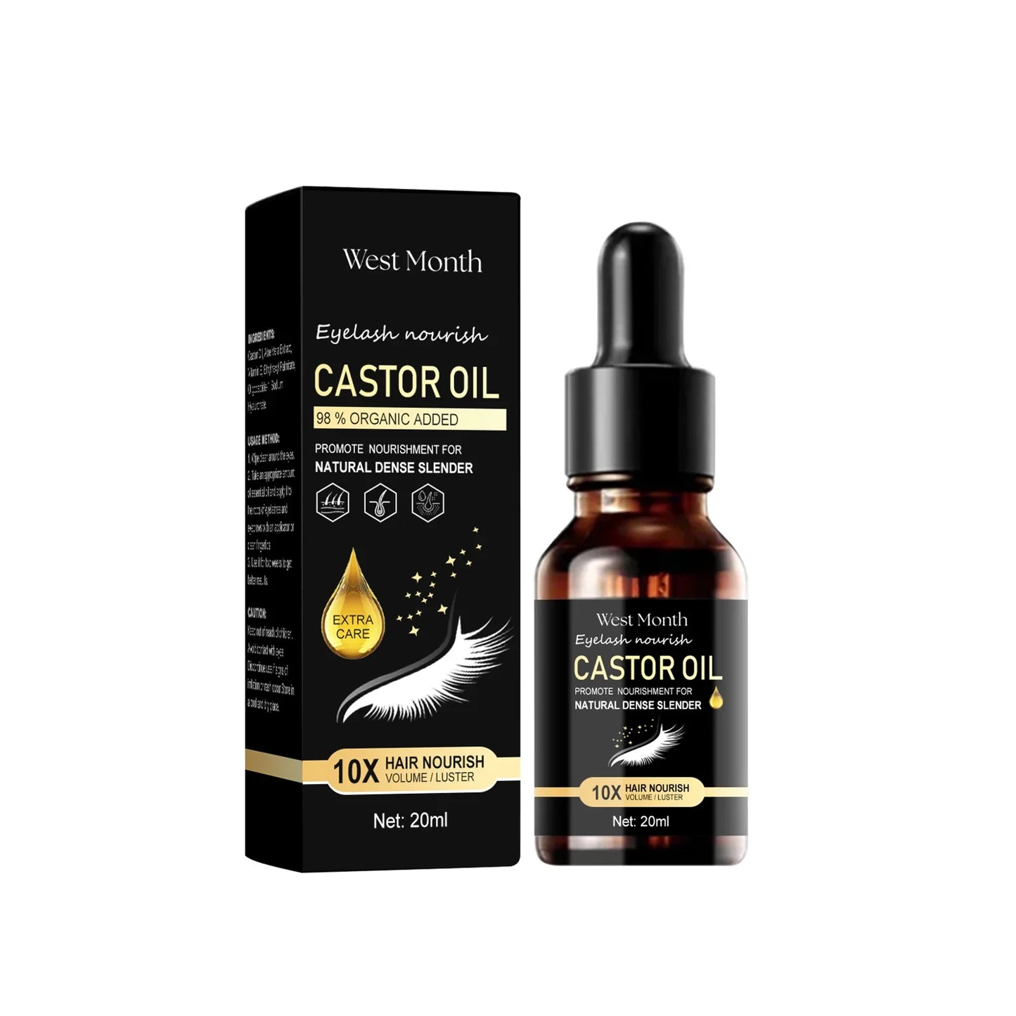 Eyelash Growth Oil – Lash & Eyebrow Enhancer Serum 20ml Lash Growth Serum Oasis Select 20ml boxed