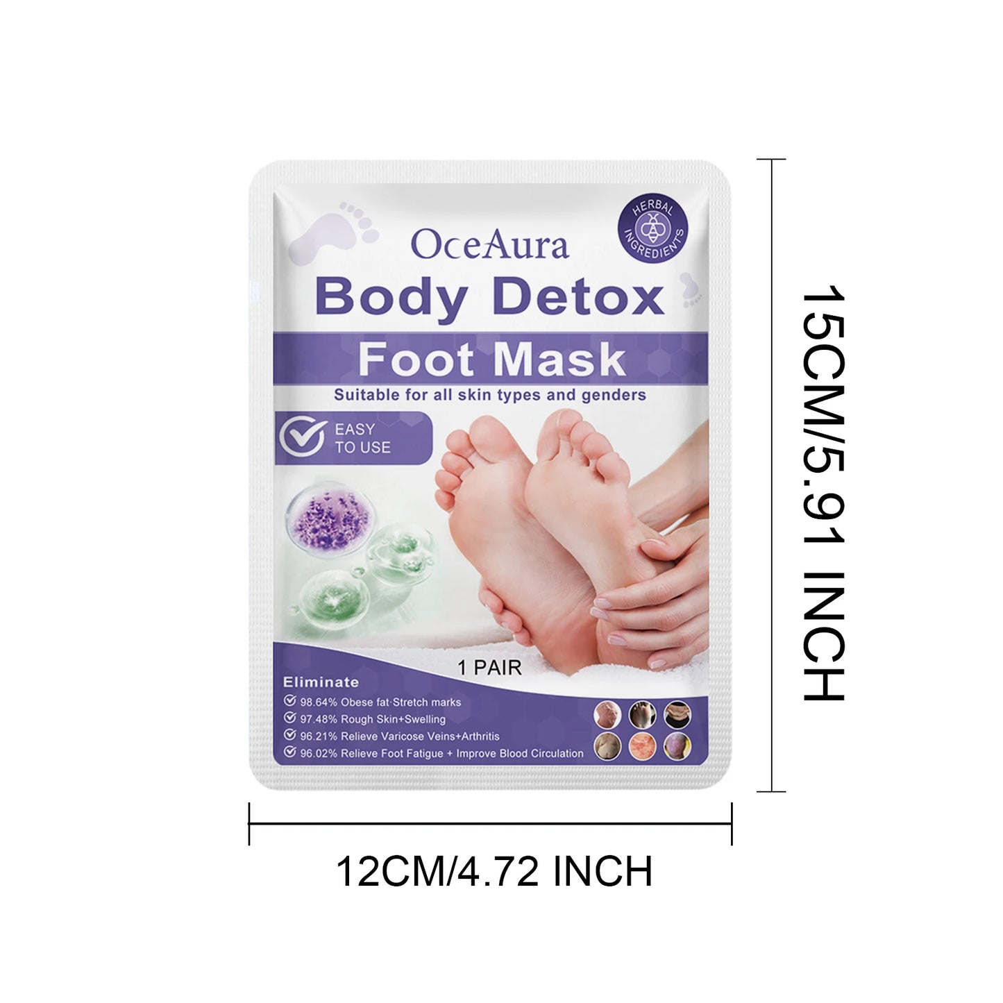 Exfoliating Foot Peel Mask – Remove Dead Skin & Calluses