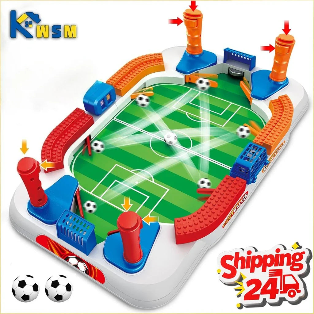 Tabletop Foosball Game – 4-Button Interactive Soccer Toy