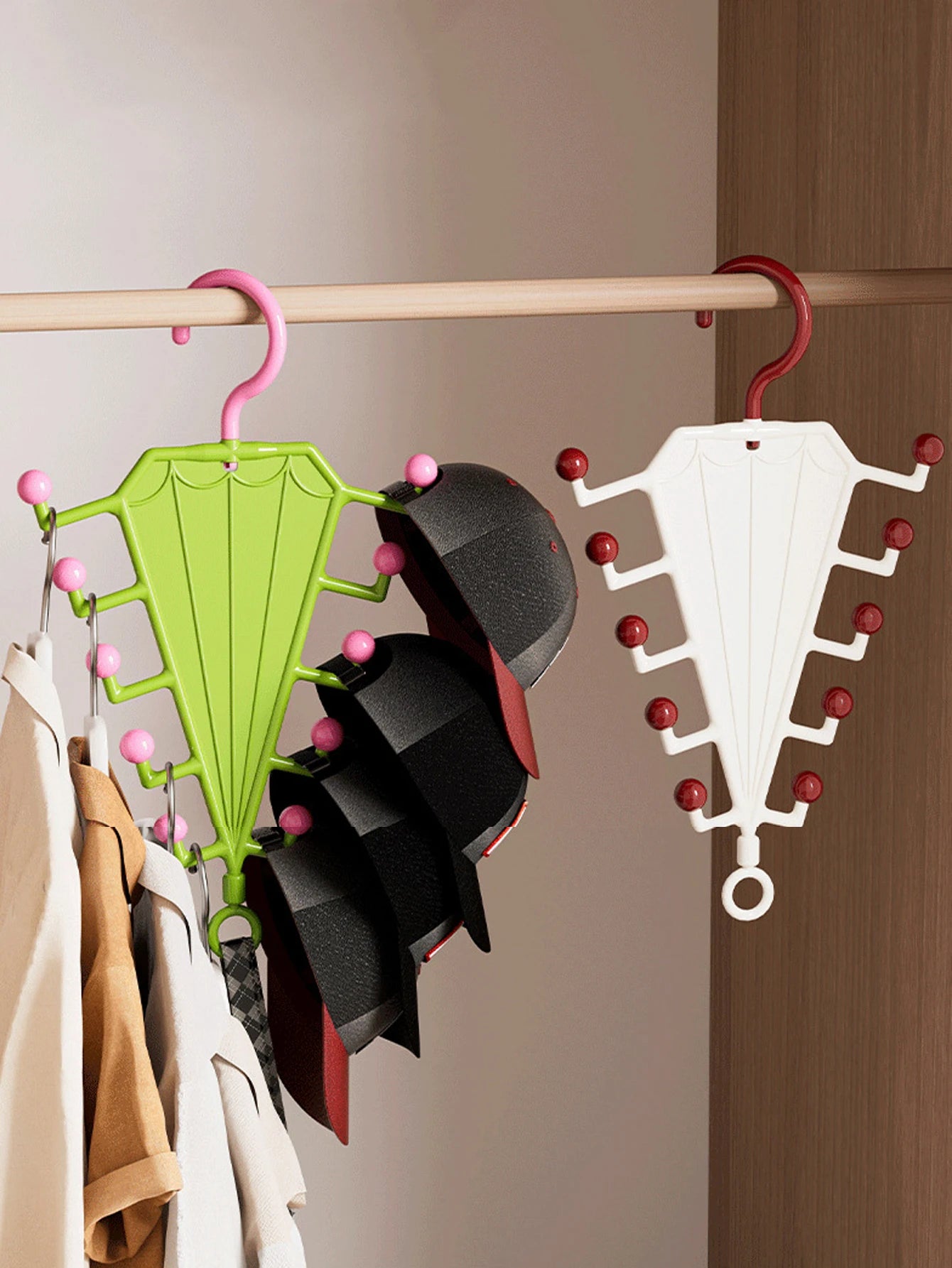 1Pcs Rotating Hanger Hook V Shaped Hanger Organizer Belt Hat Scarf Clothes Storage Wardrobe Space Saving Organizer Peaceful Pleasures Health and Wellness
