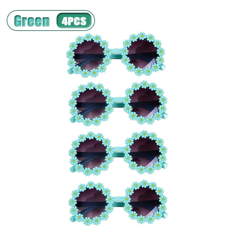 Kids Daisy Flower Sunglasses UV400 Protection | Ages 2–12