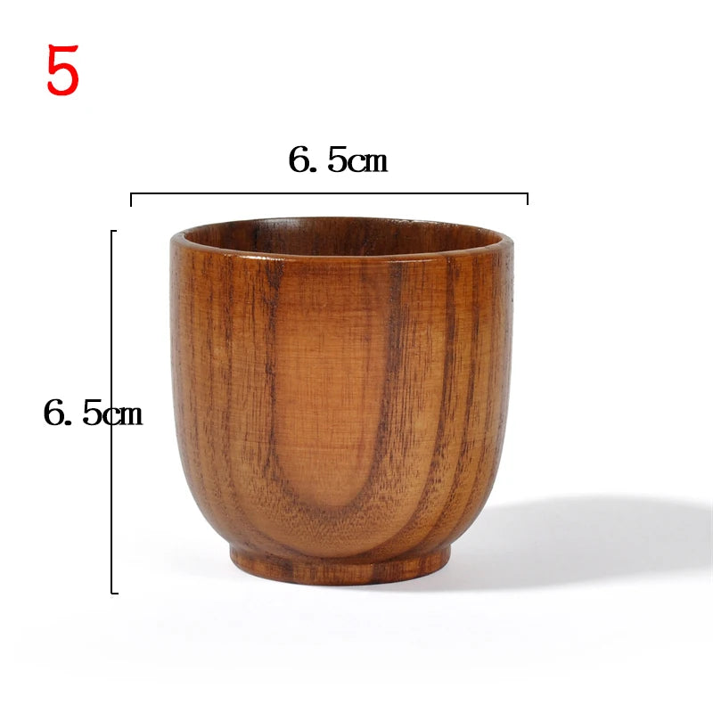 Wooden Big Belly Cups Handmade Natural Spruce Wood Cups Beer Tea Coffee Milk Water Cup Kitchen Bar Drinkware for Kitchen Peaceful Pleasures Health and Wellness 5