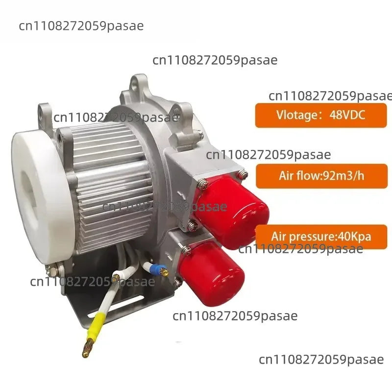 145mm Brushless DC Centrifugal Blower 40 KPa | Aluminum Blades