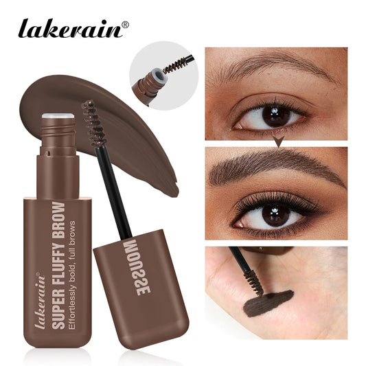 Brow Mousse Super Fluffy High Color Rendering Fill In The Sparse And Vacant Parts of The Eyebrows Smooth Super Fluff Thick Brow Peaceful Pleasures Health and Wellness