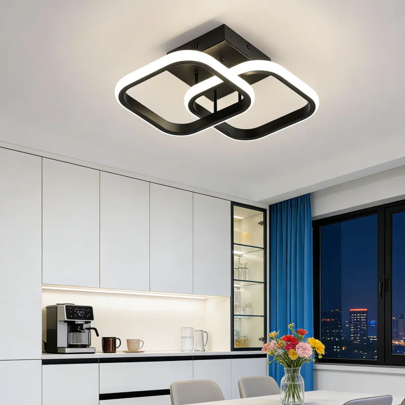 RUNTOIN Nordic LED Ceiling Light | 3-Color Surface Mount