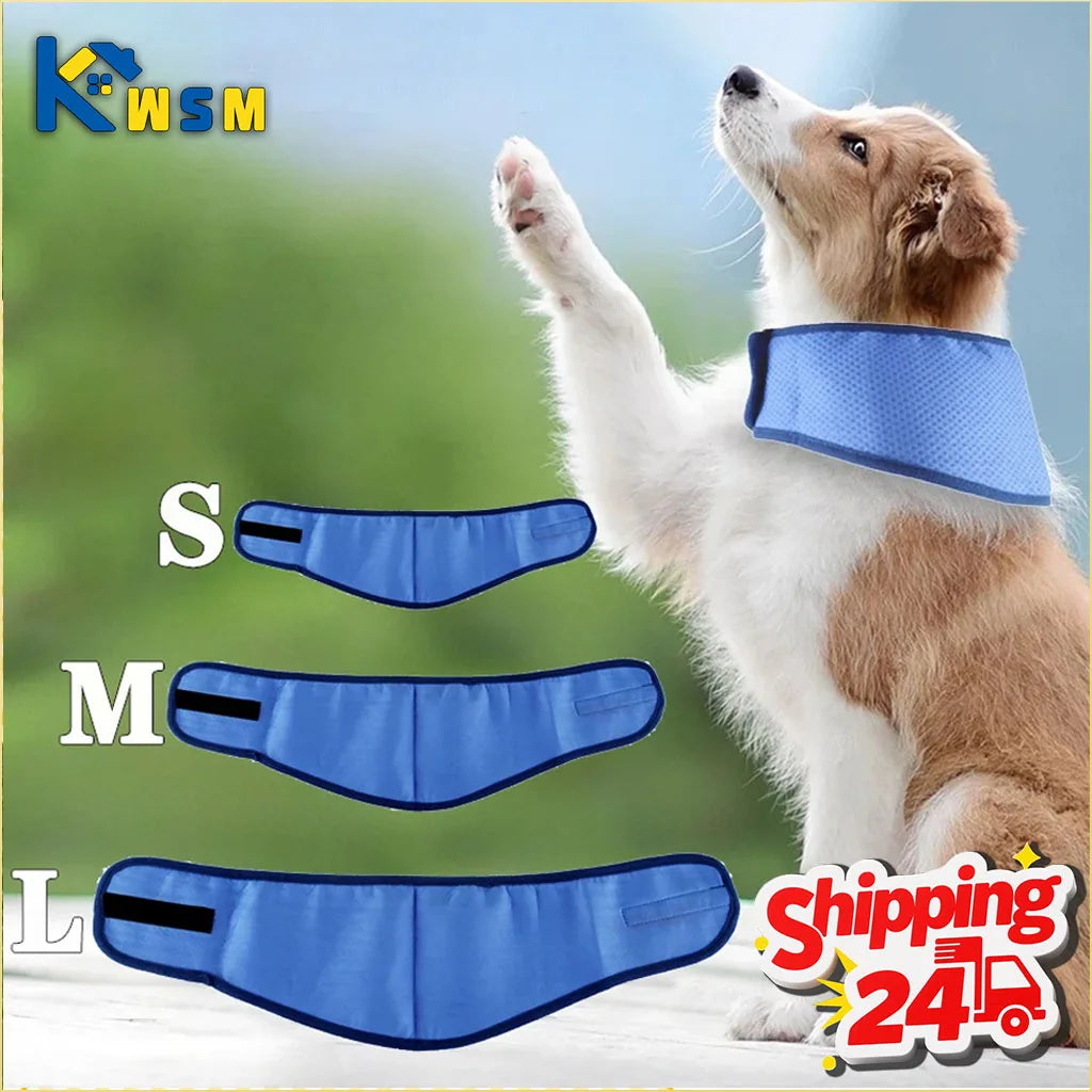Pet Cooling Bandana Scarf for Dogs & Cats | Summer Neck Wrap