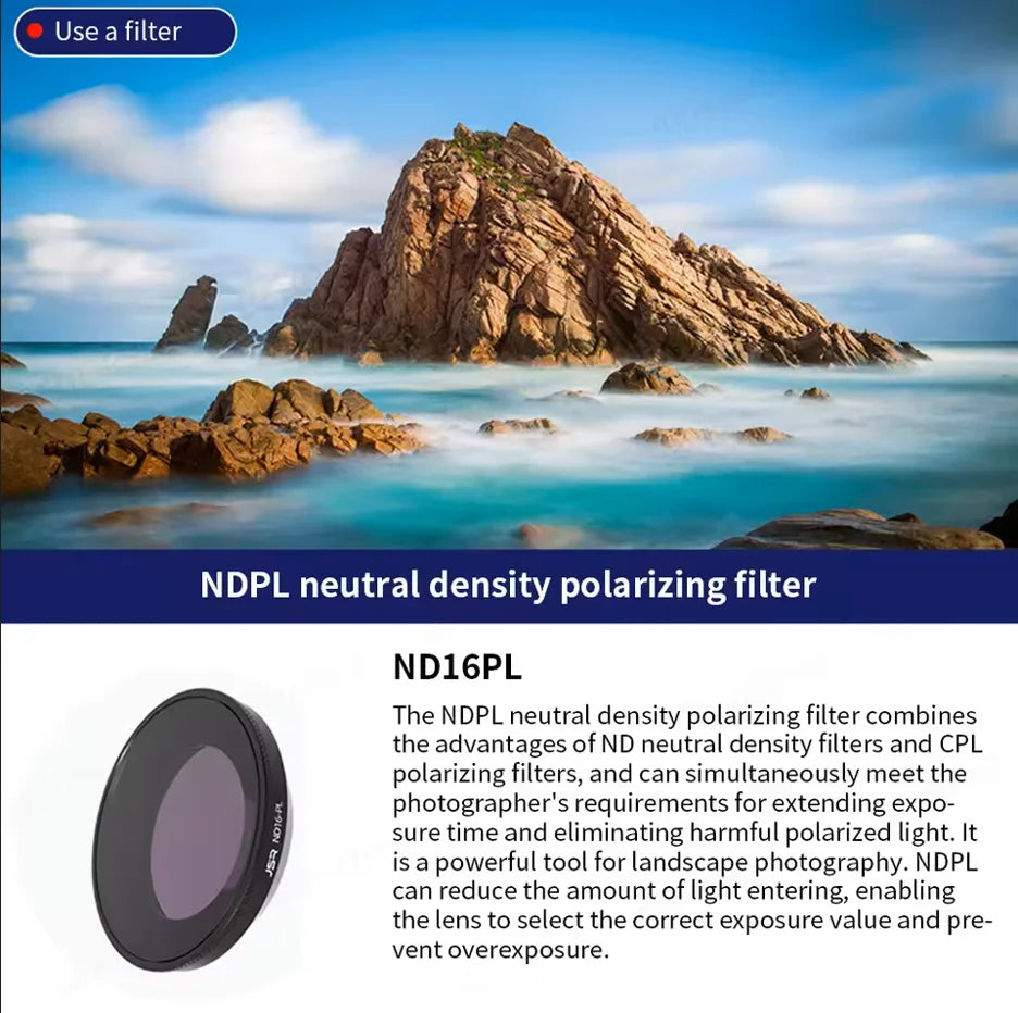 Insta360 GO Ultra Lens Filters – UV CPL ND Star Optical Glass