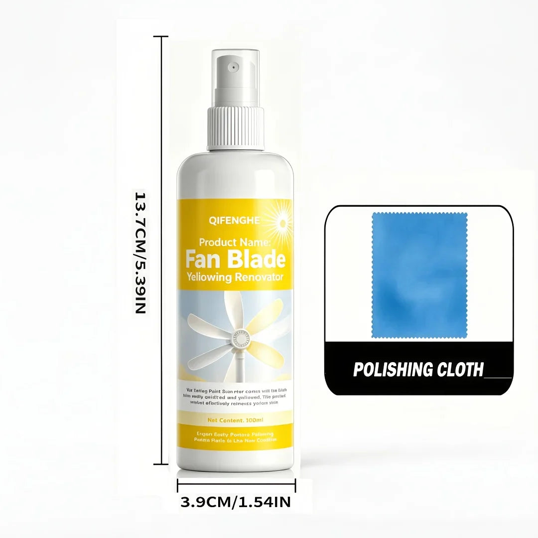 Fan Blade Renovator Spray – Plastic Cleaner & Oxidation Remover