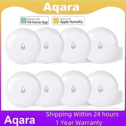 Aqara ZigBee Water Leak Sensor Water Immersing Floor Detector Alarm Security Soaking Sensor For Xiaomi Mi Home Homekit APP Peaceful Pleasures Health and Wellness