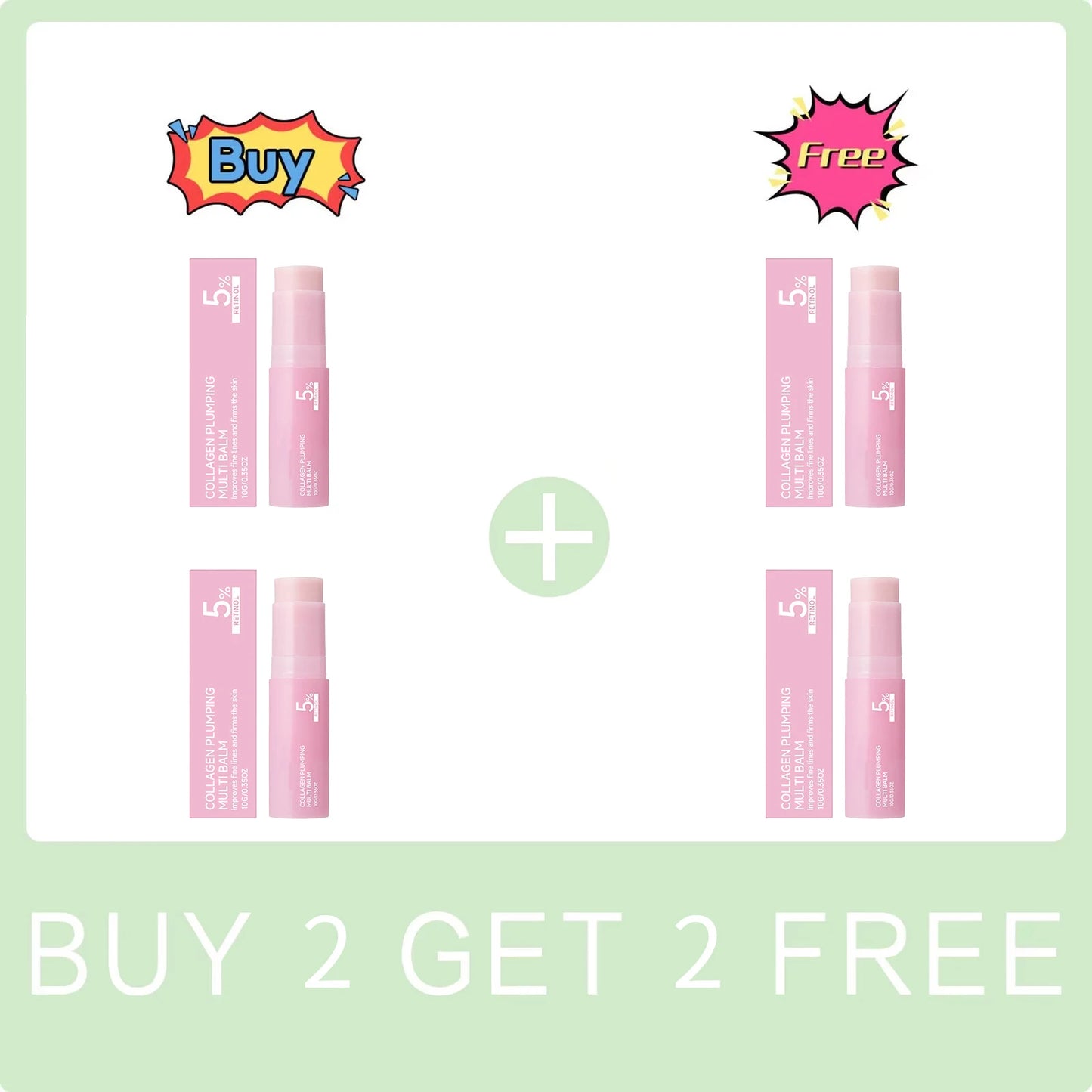 5% Retinol Collagen Volume Multi Balm Firming Lifting Skin Nourishing Moisturizing Skin Reduce Dryness Fade Fine Lines Body Care Peaceful Pleasures Health and Wellness Buy 2 Get 2 Free
