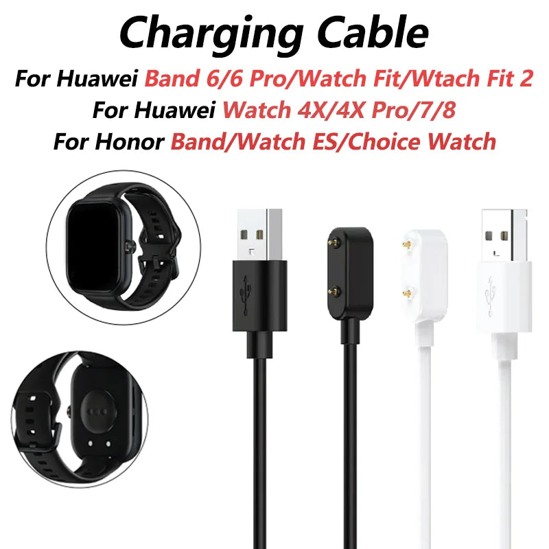 USB Charger for Huawei Band 10/9/8/7/6 & Watch Fit Series Peaceful Pleasures Health and Wellness
