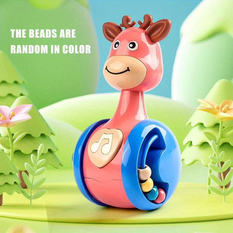 Roly Poly Tumbler Baby Toy 6–12 Months | Deer Wobbler Toy