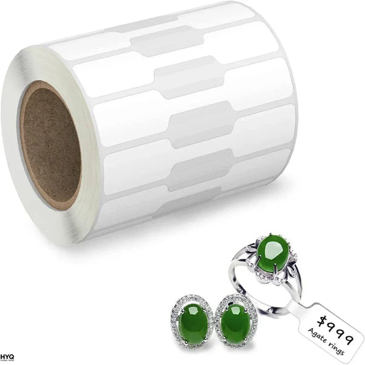 Roll Price Stickers Jewelry Tags Self Adhesive White Blank Sticker Peaceful Pleasures Health and Wellness