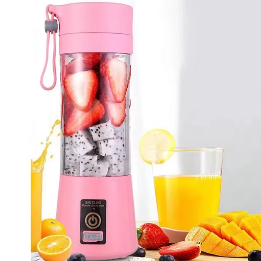 Home Kitchen Accessories Electric Mini USB 6 Blades Juicer Cup Machine Portable Fruit Kitchen Tools Bottle Juicer Blender Peaceful Pleasures Health and Wellness