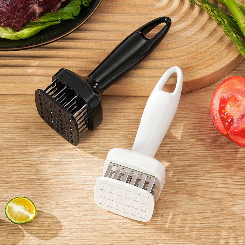 24 Blades Needle Meat Tenderizer Stainless Steel Knife Meat Beaf Steak Mallet Meat Tenderizer Hammer Pounder Cooking Tools Peaceful Pleasures Health and Wellness