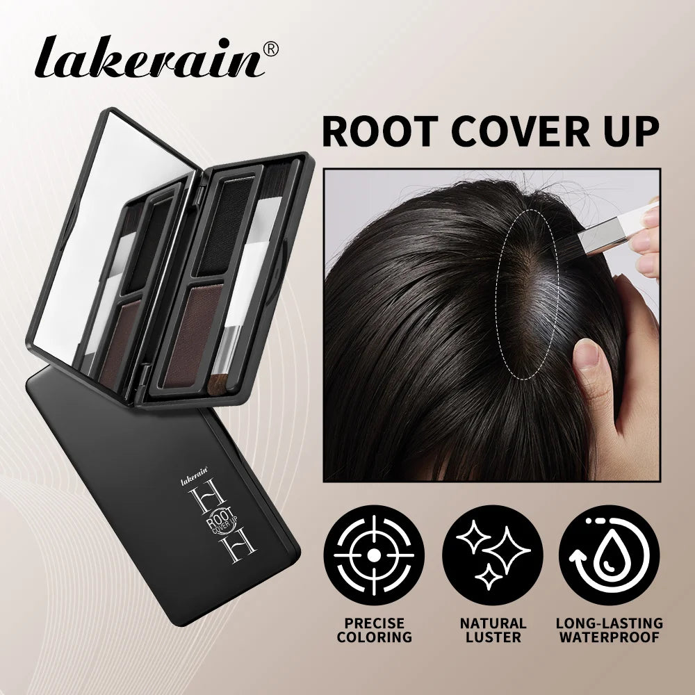Lakerain Hair Root Covering Decoration Precise Application Hair Root Hairline Long Lasting Waterproof Natural Covers White Hairs Peaceful Pleasures Health and Wellness