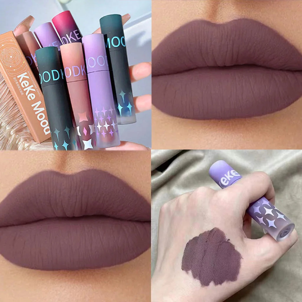 Gothic Matte Lipstick – Waterproof Dark Lip Color | KEKE MOOD