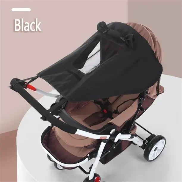 Universal Baby Stroller Sunshade Anti-UV Waterproof Cover + Window