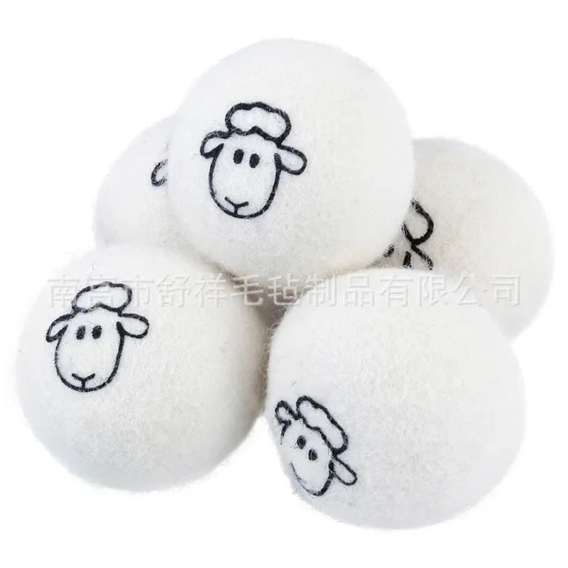 Wool Dryer Balls – Anti-Static Reusable Fabric Softener