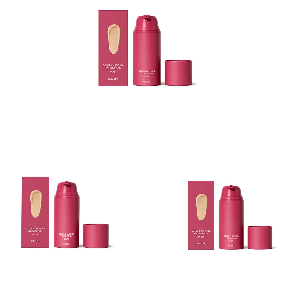 Natural Color-Correcting Foundation | Warm Tone & Long-Lasting