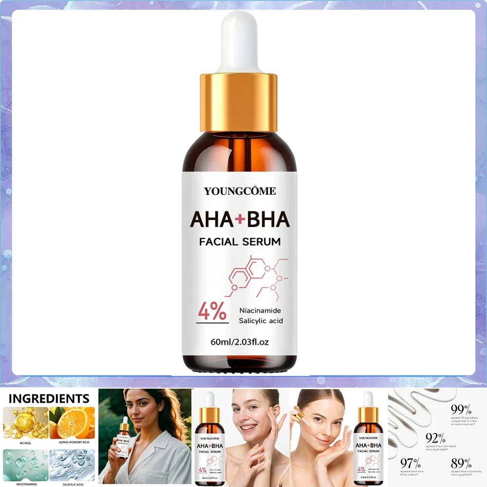 AHA 30% BHA 2% Exfoliating Face Peel Serum | YOUNGCOME