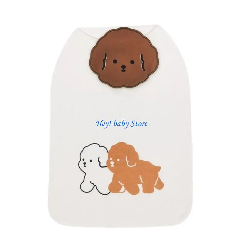 Baby Kids Sweat Absorption Towel | Cartoon Cotton Back Pad