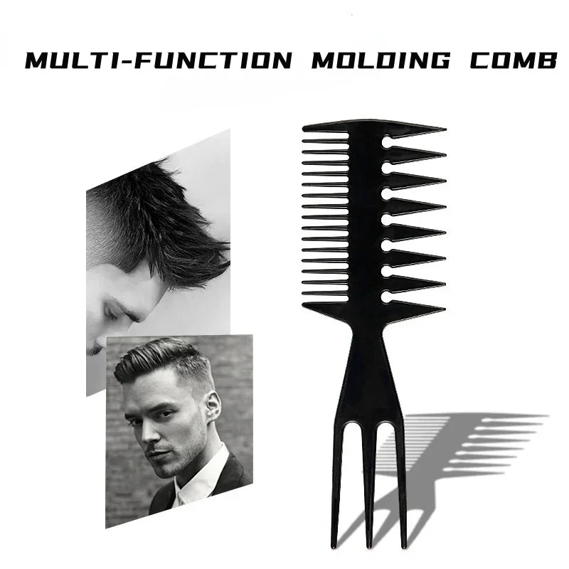 Double-Sided Big Teeth Hair Comb | Fish Bone Barber Tool